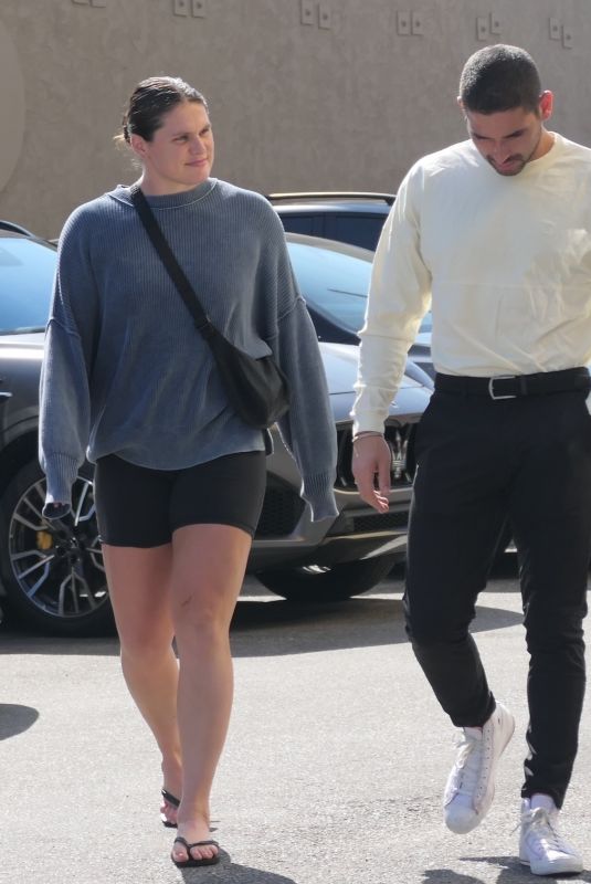 ILONA MAHER and Alan Bersten Arrives at Rehearsal Session in Los Angeles 09/27/2024