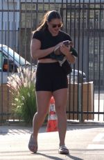 ILONA MAHER Arrives at Dancing With The Stars Rehearsals in Los Angeles 09/19/2024