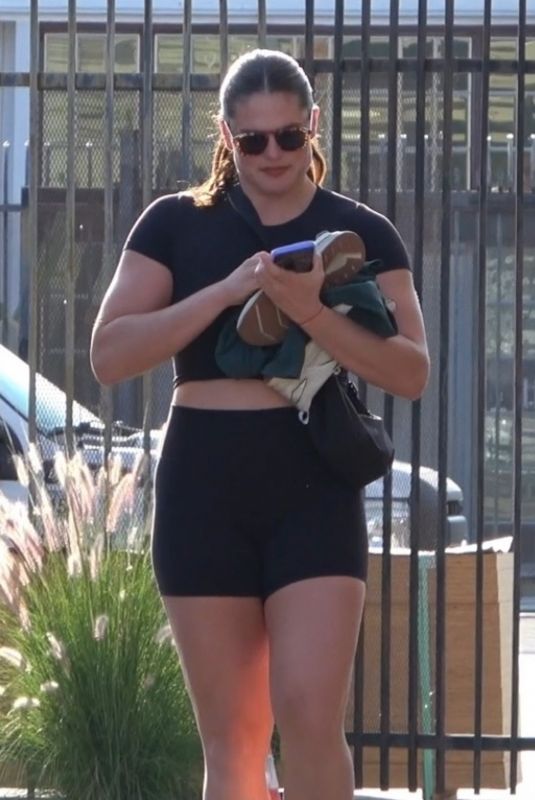 ILONA MAHER Arrives at Dancing With The Stars Rehearsals in Los Angeles 09/19/2024