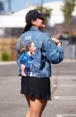 ILONA MAHER Arrives at Dancing With The Stars Studios in Los Angeles 09/05/2024