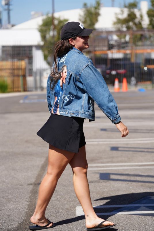 ILONA MAHER Arrives at Dancing With The Stars Studios in Los Angeles 09/05/2024