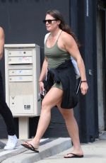 ILONA MAHER Leaves Dancing with the Stars Studio in Los Angeles 09/07/2024