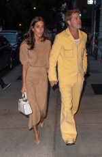INES DE RAMON Out for Dinner at Sistina in New York 09/09/2024