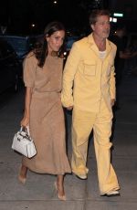 INES DE RAMON Out for Dinner at Sistina in New York 09/09/2024