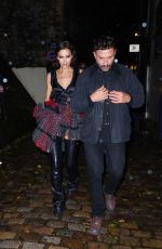 IRINA SHAYK Leaves Rosalia