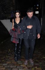 IRINA SHAYK Leaves Rosalia