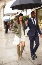 IRINA SHAYK Leaves Schiaparelli Fitting in Paris 09/25/2024
