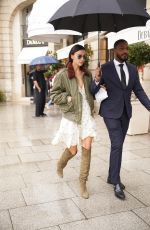 IRINA SHAYK Leaves Schiaparelli Fitting in Paris 09/25/2024