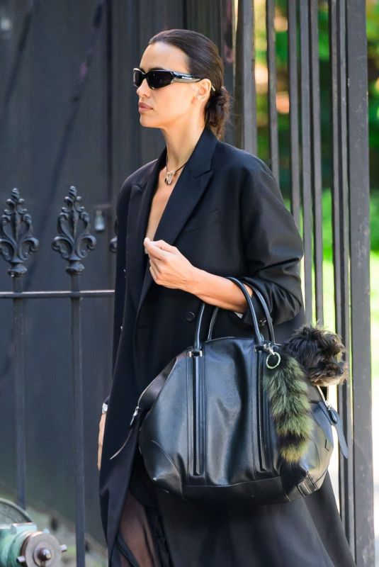 IRINA SHAYK Out and About in New York 09/10/2024