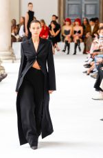 IRINA SHAYK Walks Runway at Sportmax Fashion Show at Milan Fashion Week 09/20/2024