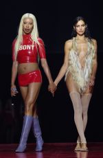 IRNA SHAYK Walks Mowalola SS25 Satwalk at Magazine London in London 09/16/2024