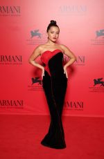 ISABELA MERCED at Armani Beauty Dinner Photocall at 81st Venice International Film Festival 08/31/2024