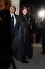 ISABELLE ADJANI Arrives at Messika Show at Paris Fashion Week 09/26/2024