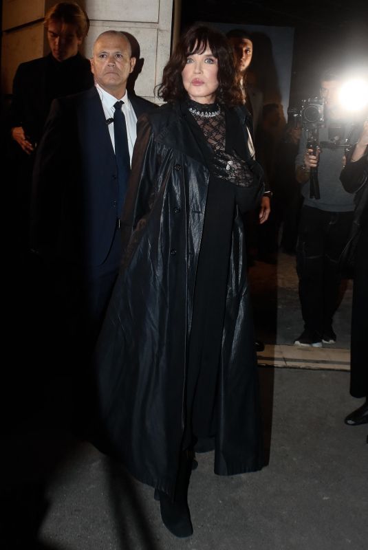 ISABELLE ADJANI Arrives at Messika Show at Paris Fashion Week 09/26/2024