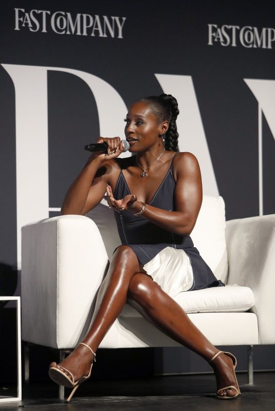 ISSA RAE at Fast Company Innovation Festival 2024 at BMCC Tribeca PAC in New York 09/19/2024