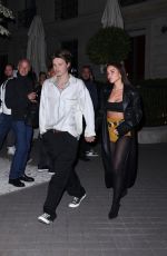 JACKIE APOSTEL Out for Dinner in Paris 09/28/2024