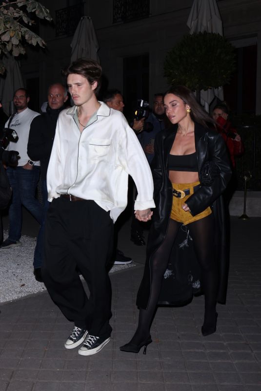 JACKIE APOSTEL Out for Dinner in Paris 09/28/2024