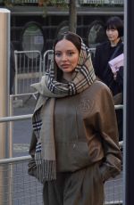 JADE THIRLWALL Leaves Burberry Fashion Show in London 09/16/2024
