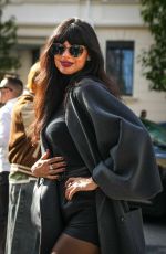 JAMEELA JAMIL Arrives at Max Mara Show at Milan Fashion Week 09/19/2024