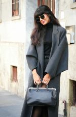 JAMEELA JAMIL Arrives at Max Mara Show at Milan Fashion Week 09/19/2024