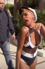JANELLE MONAE in Bikini Leaves Ayu Dayclub Pool Party in Las Vegas 08/31/2024