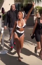 JANELLE MONAE in Bikini Leaves Ayu Dayclub Pool Party in Las Vegas 08/31/2024