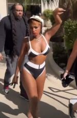 JANELLE MONAE in Bikini Leaves Ayu Dayclub Pool Party in Las Vegas 08/31/2024