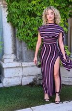 JASMINE SANDERS Arrives at Hotel Excelsior at 81st Venice Film Festival 09/04/2024