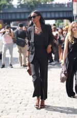JASMINE TOOKES Arrives at Brandon Maxwell Fashion Show in New York 09/06/2024
