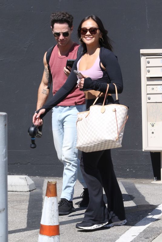 JENN TRAN and Sasha Farber Leaves Dance Practice in Los Angeles 09/29/2024