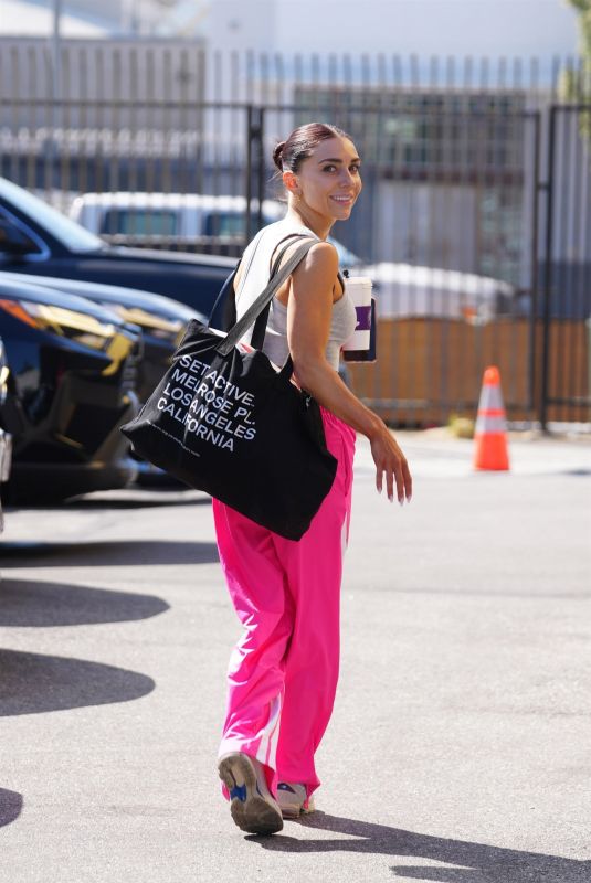 JENNA JOHNSON Arrives at Dancing With The Stars Studio in Los Angeles 09/27/2024