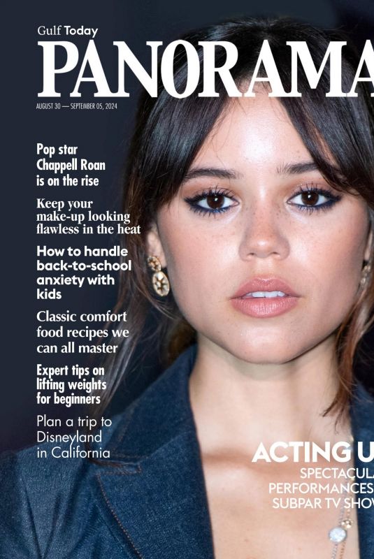 JENNA ORTEGA in Gulf Today Panorama Magazine, August/september 2024