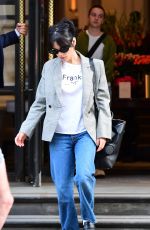 JENNA ORTEGA Out for Press Day in London 09/01/2024