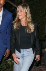 JENNIFER ANISTON at a Double Date with Will Speck and Friends in West Hollywood 09/28/2024