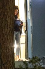JENNIFER ANISTON Leaves Her Trailer After Filming The Morning Show in Los Angeles 09/25/2024