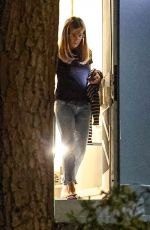 JENNIFER ANISTON Leaves Her Trailer After Filming The Morning Show in Los Angeles 09/25/2024