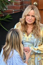 JENNIFER COOLIDGE Rides a Golf Cart to Set for a New Discover Card Commercial 09/04/2024