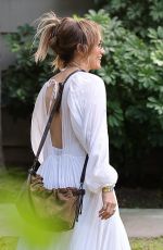 JENNIFER LOPEZ Arrives at a Friend