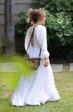 JENNIFER LOPEZ Arrives at a Friend