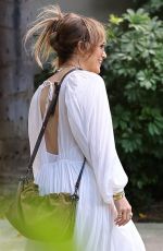 JENNIFER LOPEZ Arrives at a Friend