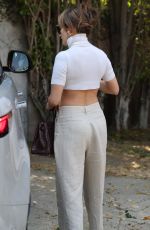 JENNIFER LOPEZ Arrivs at a Hair Salon and Linda Perry