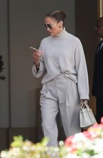 JENNIFER LOPEZ Out for Lunch at The Maybourne Hotel in Beverly Hills 09/18/2024