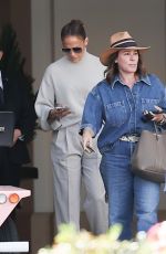 JENNIFER LOPEZ Out Shopping with a Friend at Saks Fifth Avenue in Beverly Hills 09/18/2024