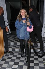 JENNIFER MEYER Leaves Bird Streets Club in West Hollywood 09/21/2024