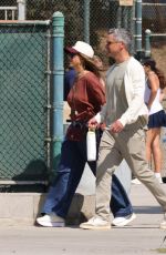 JESSICA ALBA and Cash Warren Arrives at Their Daughter