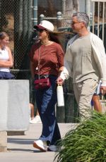 JESSICA ALBA and Cash Warren Arrives at Their Daughter