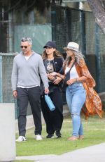 JESSICA ALBA and Cash Warren at Their Kids Tennis Match in Santa Monica 09/19/2024