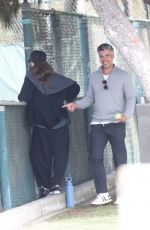JESSICA ALBA and Cash Warren at Their Kids Tennis Match in Santa Monica 09/19/2024