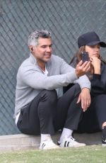 JESSICA ALBA and Cash Warren at Their Kids Tennis Match in Santa Monica 09/19/2024