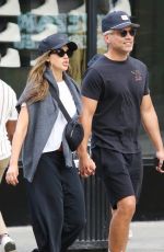 JESSICA ALBA and Cash Warren Leaves Beauty Salon and Spa in Manhattan’s Downtown Area 09/16/2024